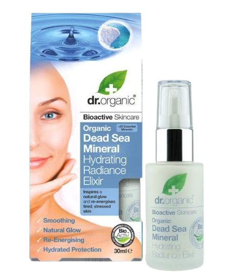 Dr Organic Dead Sea Mineral Hydrating  Radiance Elixir, 30ml