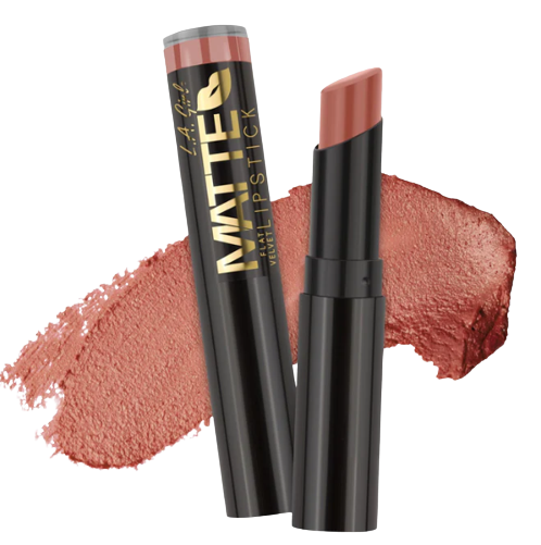 L.A. Girl Matte Flat Velvet Lipstick, Snuggle