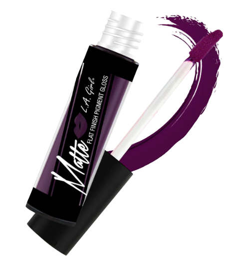 L.A. Girl Matte Lip Gloss, Black Currant.