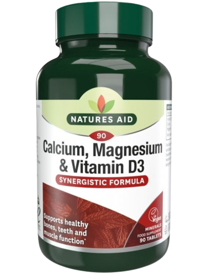 Natures Aid Calcium Magnesium & Vitamin D3 Tablets 90 per pack