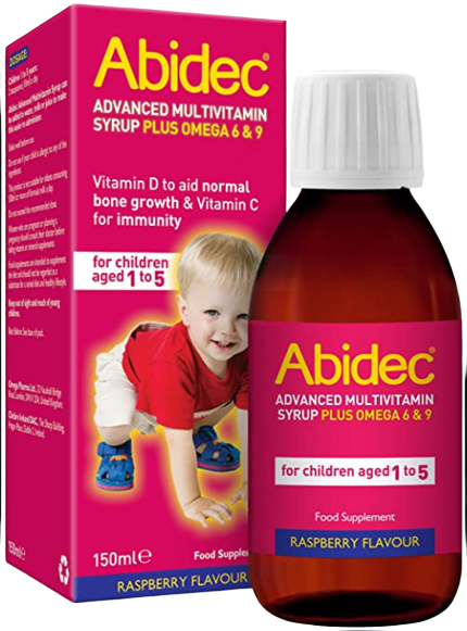 Abidec Advanced Multivitamin Syrup Plus Omega 6 & 9 150ml