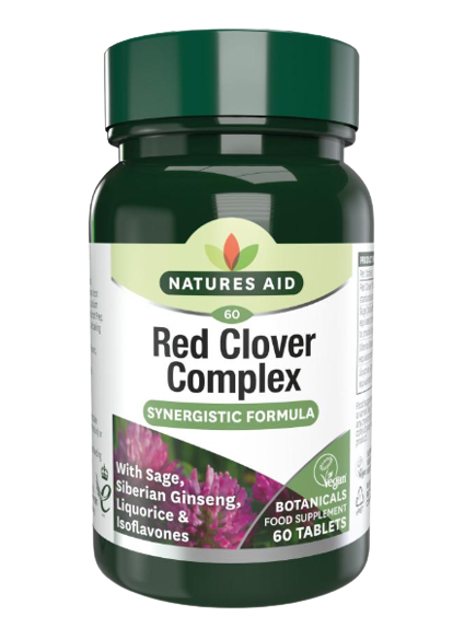 Natures Aid Red Clover Complex with Sage (Menopause Support) 60s