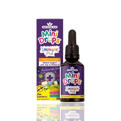 Natures Aid Immune Plus Mini Drops, 50ml