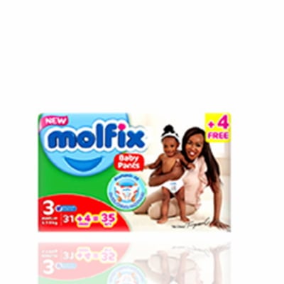 Molfix Baby Pants Size 3 Medium  (6.1-9kg)- 31pcs