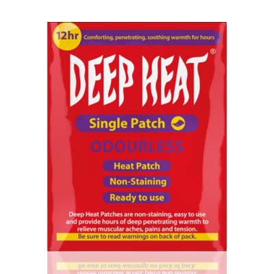 Deep heat odourless patch 1 sheet