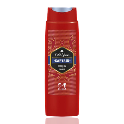 Old Spice Captain 2 in 1 Shower Gel & Shampoo 400ml