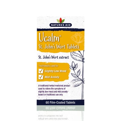 Natures Aid Ucalm (St. John's Wort - 300mg) - 60's