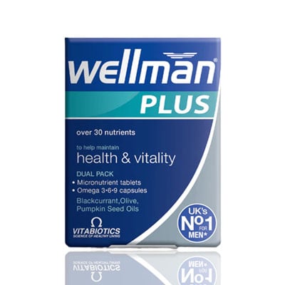 Vitabiotics Wellman Plus Omega 3-6-9 Dual Pack 56s