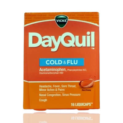 Vicks Dayquil Cold & Flu Liquicaps 16s