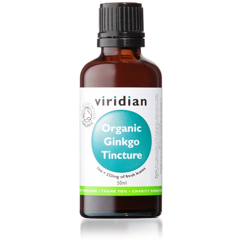 Viridian Nutrition Ginkgo Biloba Tincture Organic 50ml