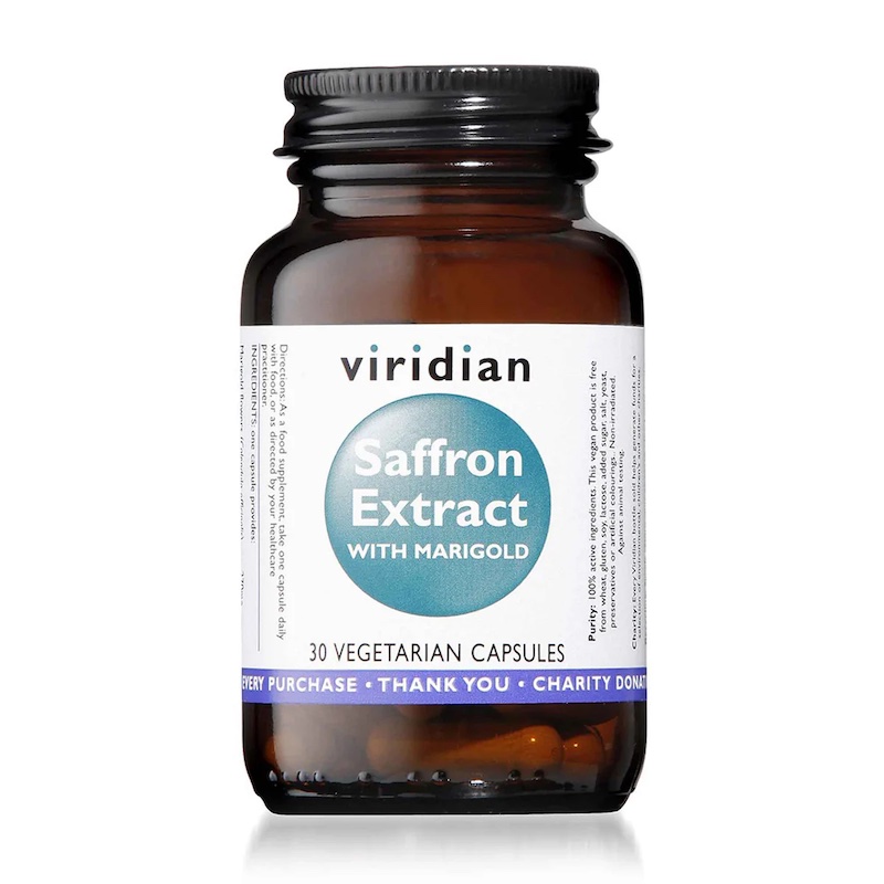 Viridian Nutrition Saffron Extract 30mg with Marigold Vcaps 30's
