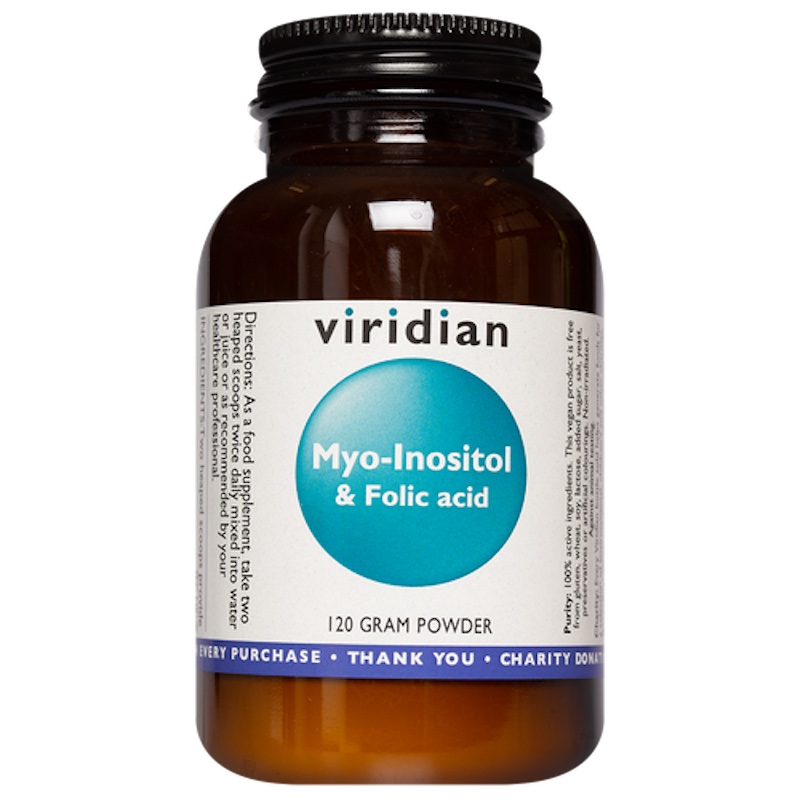 Viridian Nutrition Myo-Inositol & Folic Acid Powder 120g