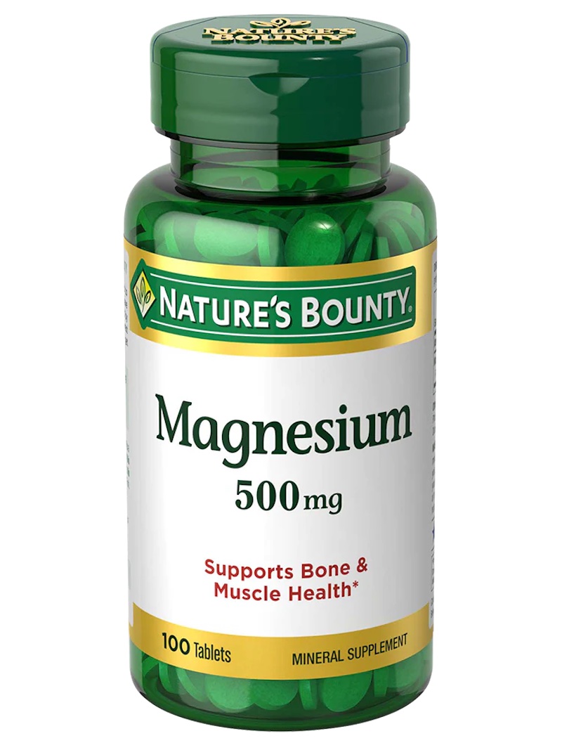 Nature's Bounty Magnesium 500mg Coated Tablets 100's
