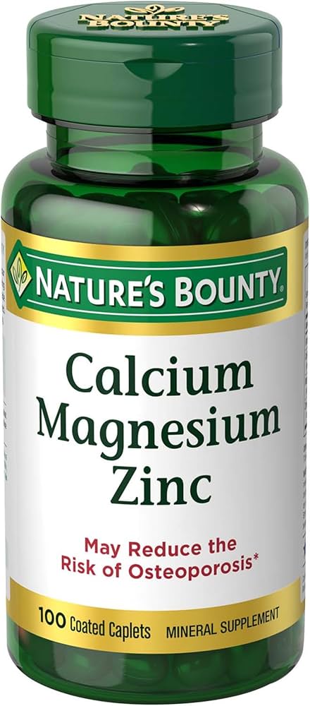 Nature's Bounty Calcium Magnesium Zinc with Vitamin D3 Caplets 100s