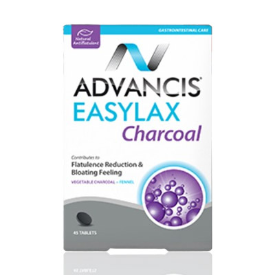 ADVANCIS EASYLAX CHARCOAL TABLETS  45`S