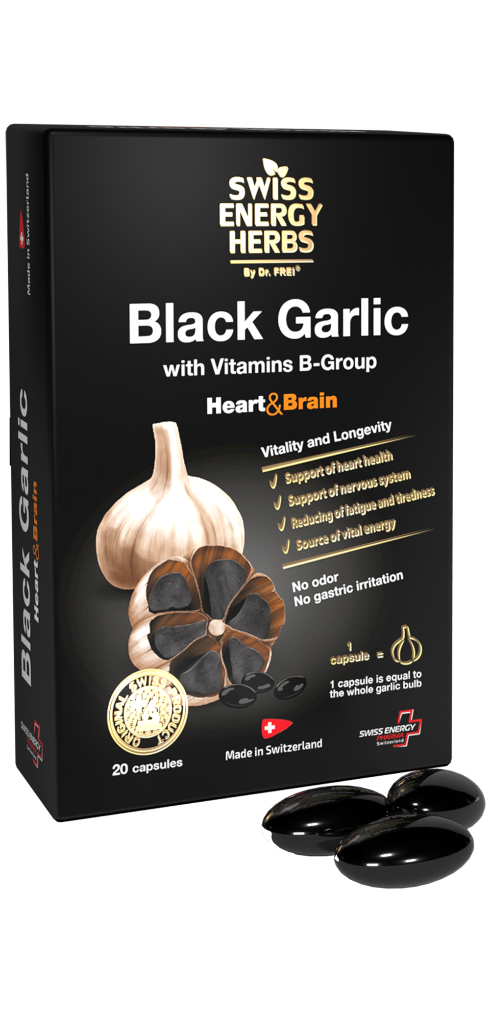 Swiss Energy Black Garlic 20s