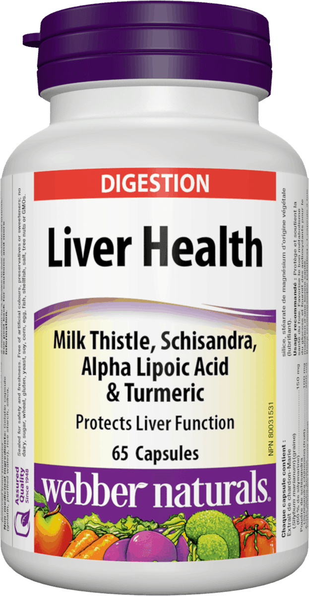 Webber Naturals Liver Health Capsules 65's
