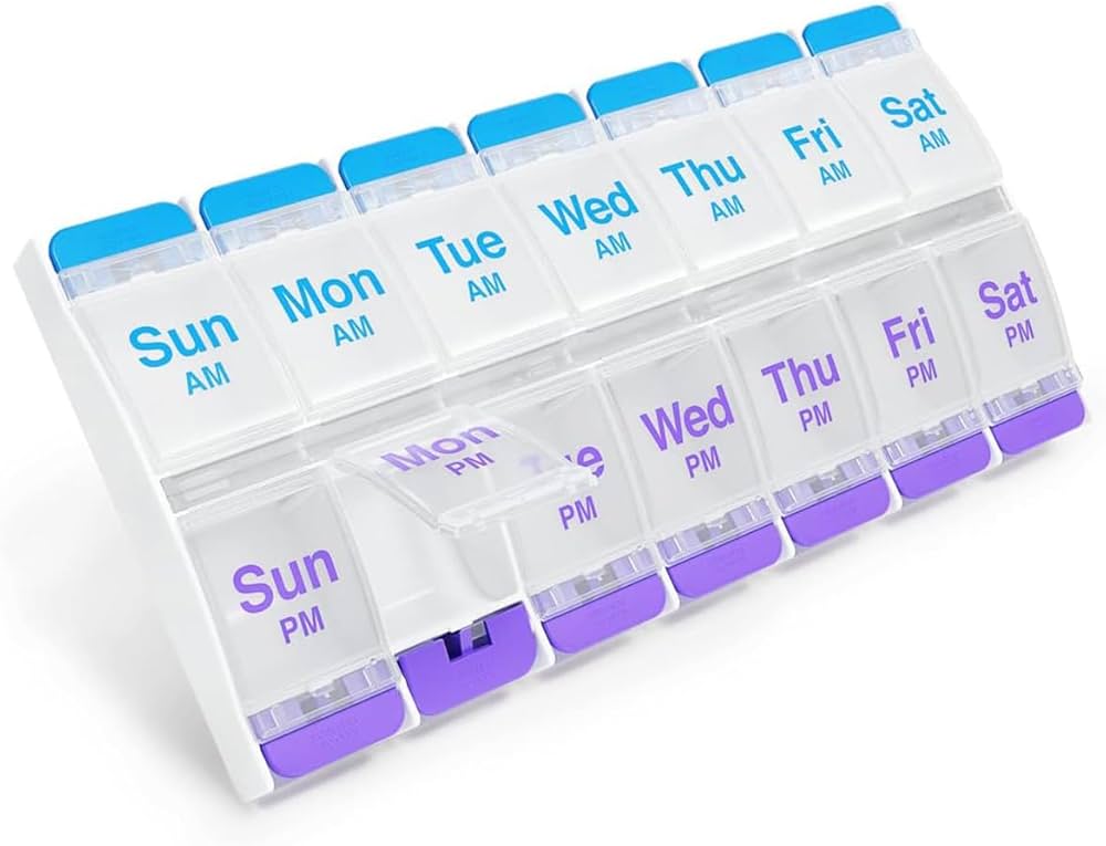 Pill Box Push Button XL