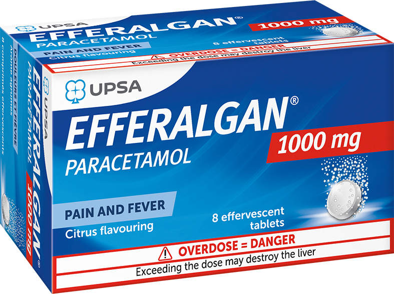 Efferalgan 1g Effervescent Tablets 8s