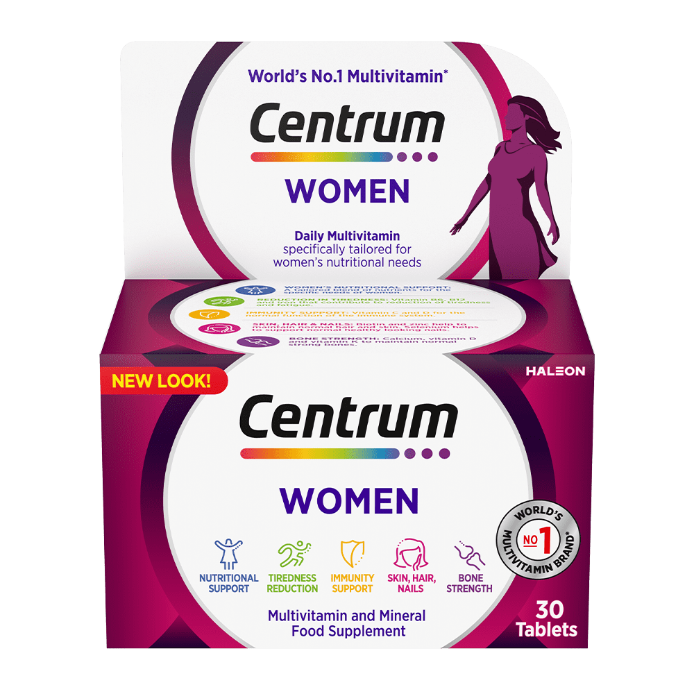 CENTRUM WOMEN MULTIVITAMIN TABLETS 30`S