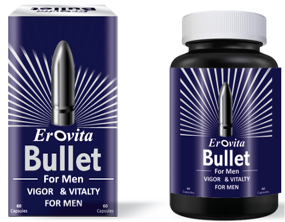 Erovita Bullet for Men Vigor and Vitality 60's