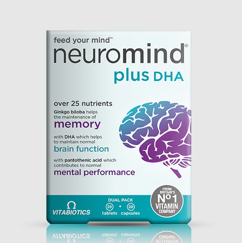 Vitabiotics NeuroMind Plus 28 Caps & 28 Tabs, 56s