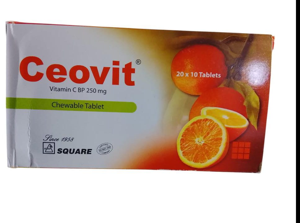 Ceovit Vitamin C 250mg Chewable Tablets