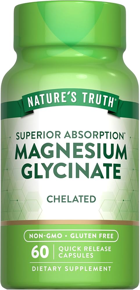 Nature’s Truth Magnesium Glycinate Capsules 60s