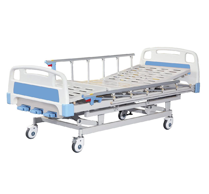 3-Crank Manual Hospital Bed