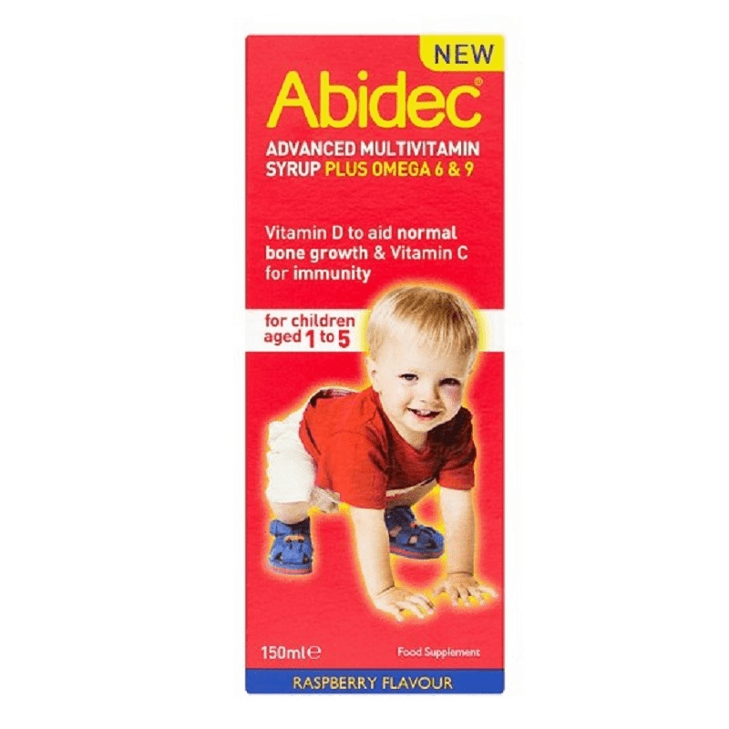 Abidec Advanced Multivitamin Syrup Plus Omega 6 & 9 150ml