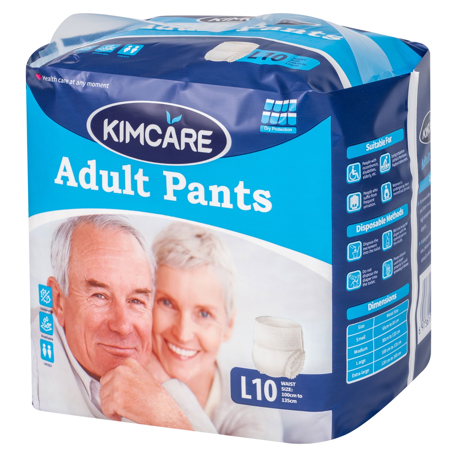 KIMCARE Adult Pants Large 10’s