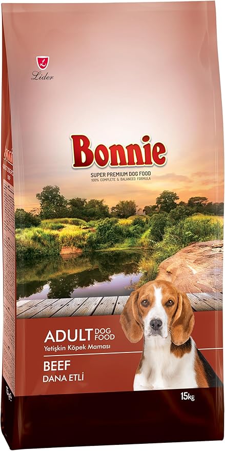 Bonnie Adult Dog Food – Beef 15kg