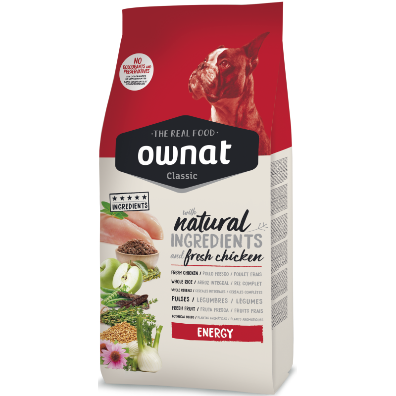 Ownat Classic Energy Dog Food 20Kg