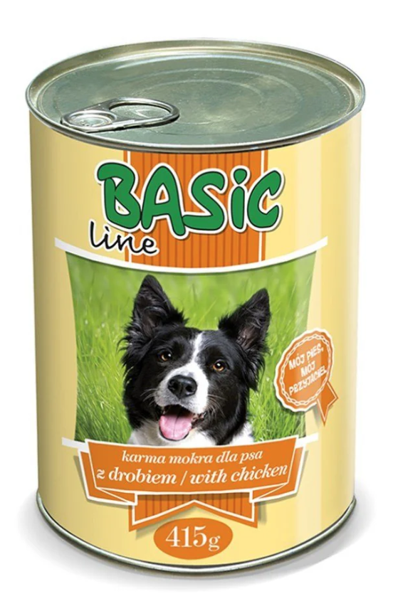 Basic Line Canned Dog Food – Chicken 415g