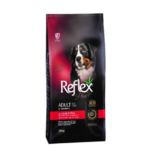 Reflex Plus Maxi Breed Dog Food – Lamb & Rice 18kg