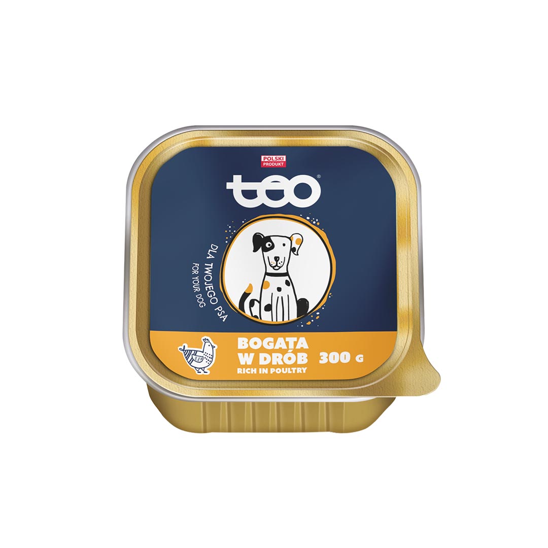 TEO Pate Dog Food – Rich in Poultry 150-300g