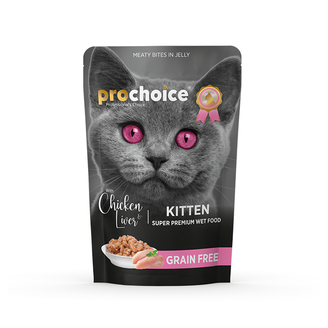 Prochoice Kitten Chicken with Liver 85g