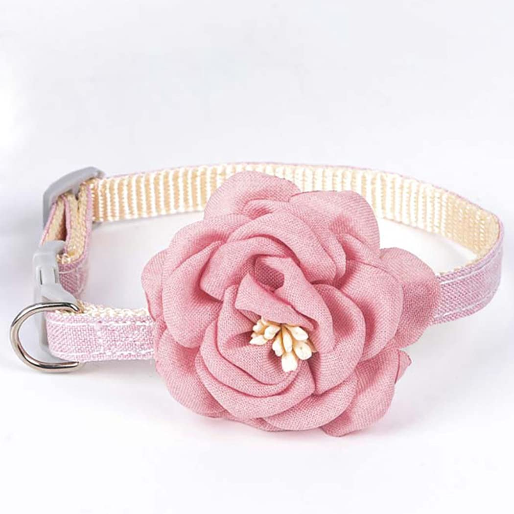 Chik Cat Collar with Flower ALBB-01