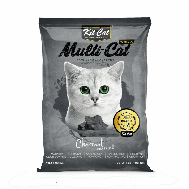 Kit Cat MultiCat Charcoal 20Kg