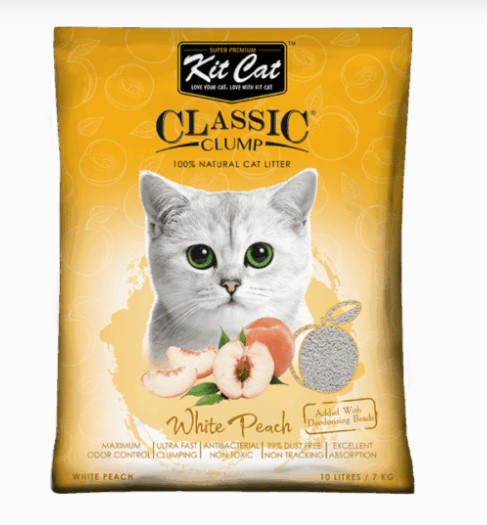 Kit Cat Clumping White Peach 7kg