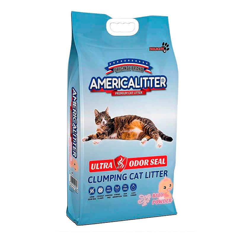 America Baby Powder Cat Litter 15Kg