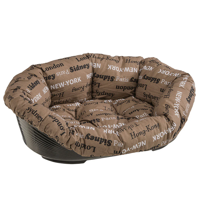 Ferplast Sofa 6 Pet Bed + Basin – Tortora
