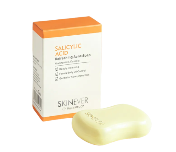 Skinever Salicylic Acid Acne Soap 80g