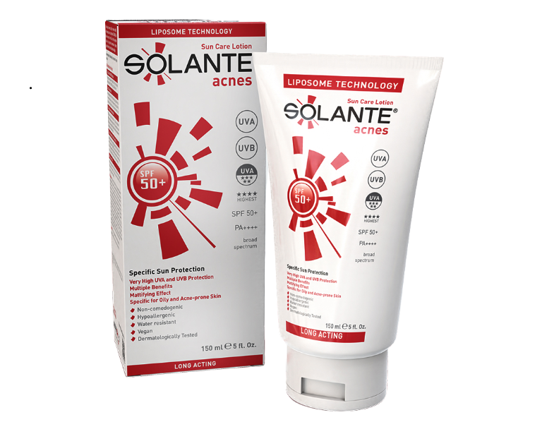 Assos Solante Acne SPF 50+ Suncare Lotion 150ml