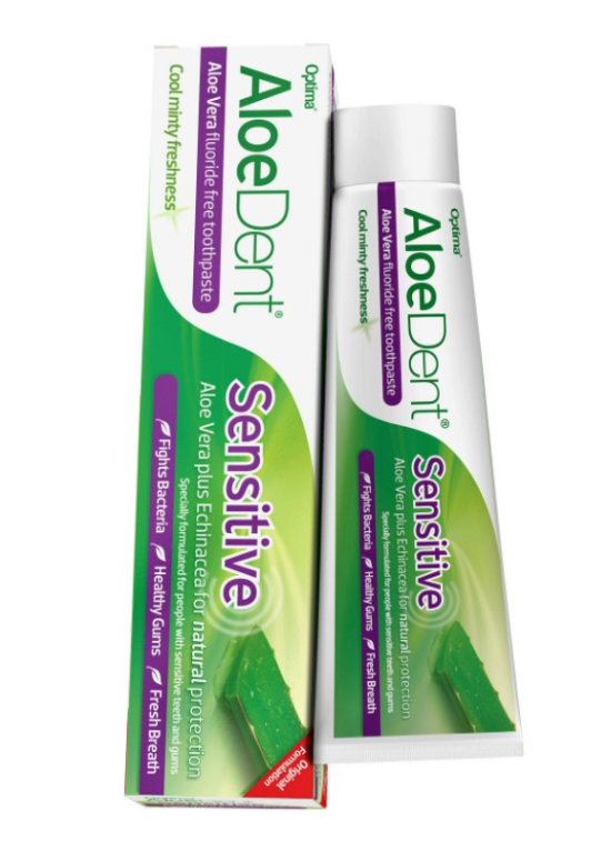 Optima Aloe Vera Toothpaste - Sensitive - with Vat K, Echinacea & Tea Tree