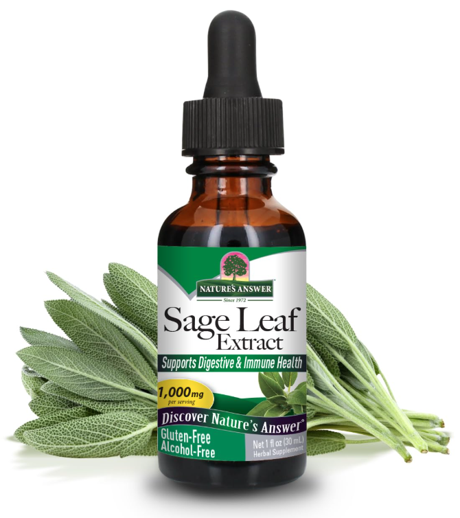 Nature's Answer Sage Leaf Tincture 30ml