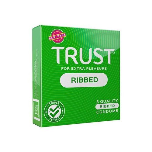 TRUST CONDOMS RIBBED 24S