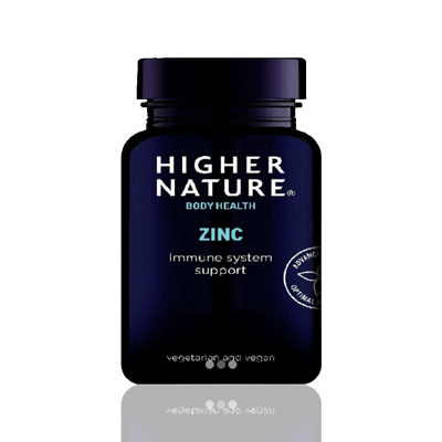 Higher Nature Zinc 20mg + Copper Tabs 90's | Pharmily